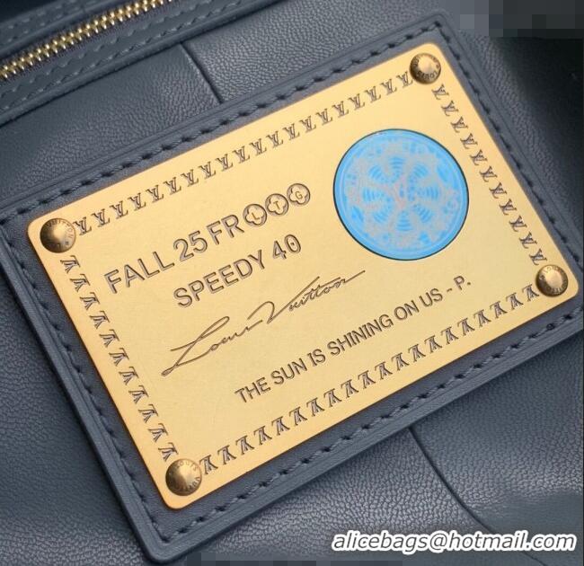 Super Quality Louis Vuitton Speedy P9 Bandouliere 40 Bag in M15225 Grey Suede 2025