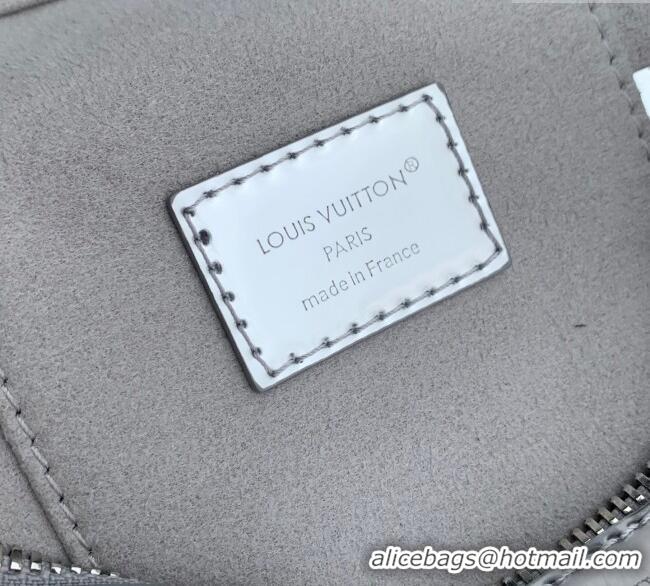 Best Price Louis Vuitton Vanity Chain Pouch bag in Silver Canvas M26097 2025