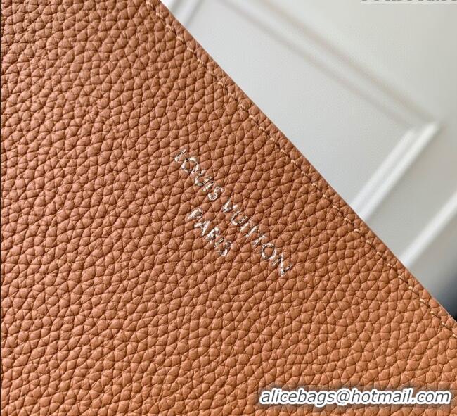 Super Quality Louis Vuitton Mens Verso Hobo Bag in LV Touch Leather M26745 Tan Brown 2025