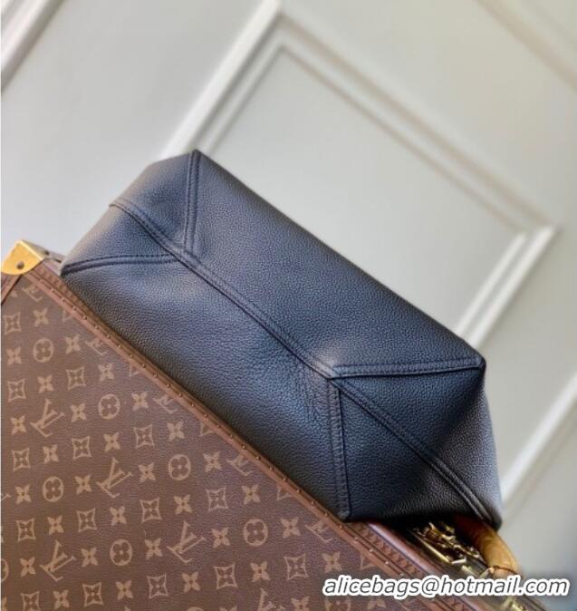 Famous Brand Louis Vuitton Mens Verso Hobo Bag in LV Touch Leather M27022 Black 2025