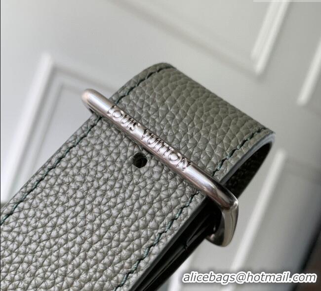 Famous Brand Louis Vuitton Mens Verso Hobo Bag in LV Touch Leather M26747 Khaki Green 2025