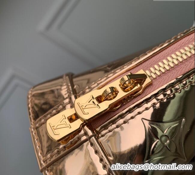 Unique Discount Louis Vuitton Alma BB bag in Gold-Tone Coated canvas M27037 2025