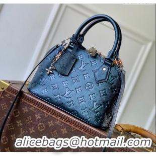 Reasonable Price Louis Vuitton Alma BB bag in Shimmery M26686 Ink Blue Leather 2025