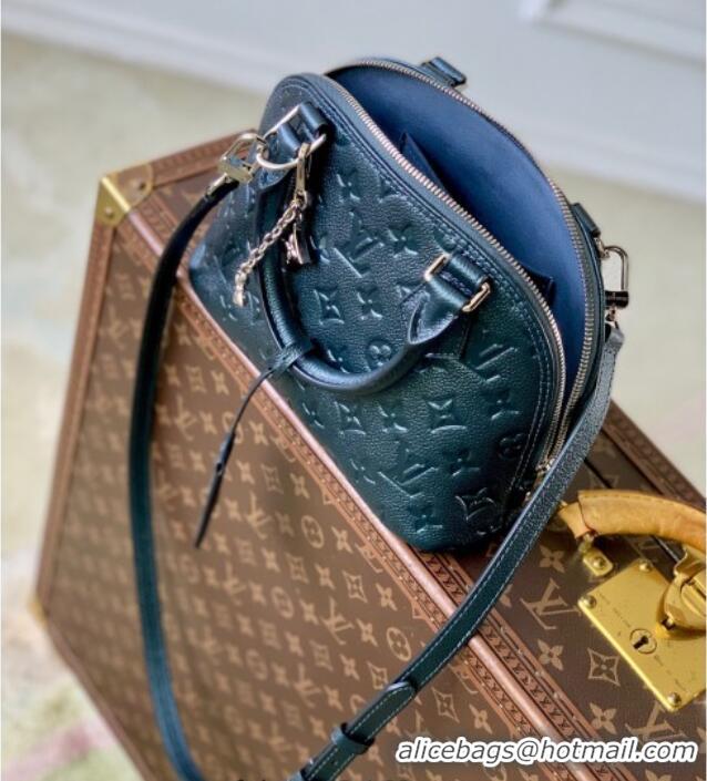 Reasonable Price Louis Vuitton Alma BB bag in Shimmery M26686 Ink Blue Leather 2025
