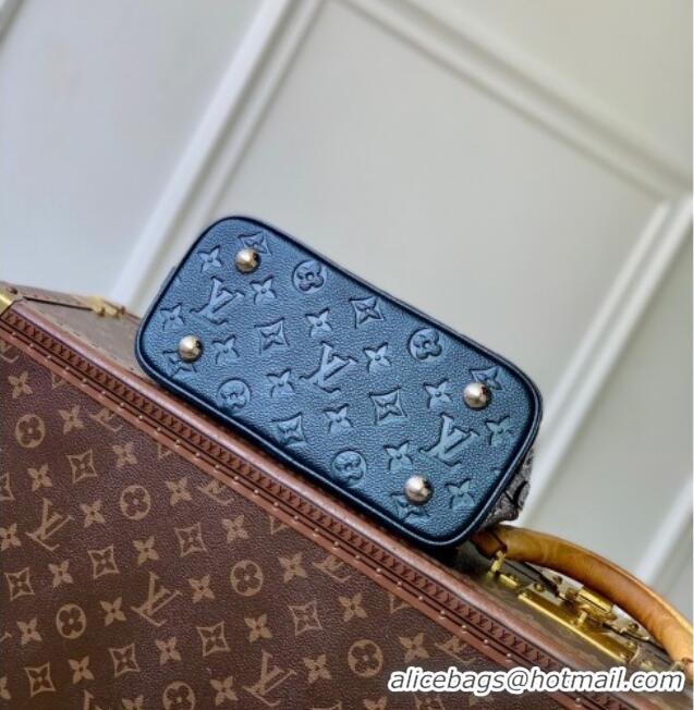 Reasonable Price Louis Vuitton Alma BB bag in Shimmery M26686 Ink Blue Leather 2025