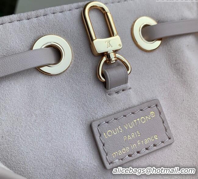 New Design Louis Vuitton Coussin Bucket bag in Galet Beige Lamb leather M26530 2025