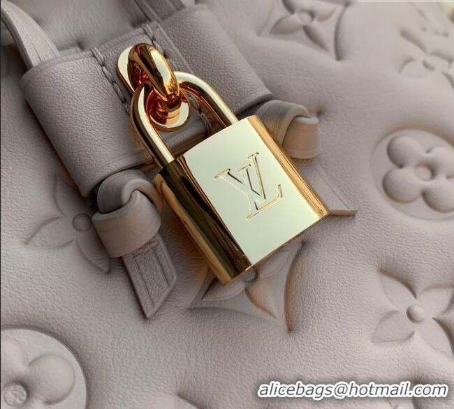 New Design Louis Vuitton Coussin Bucket bag in Galet Beige Lamb leather M26530 2025