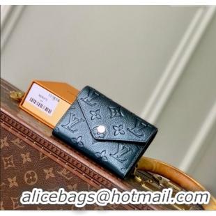 Buy Fashionable Louis Vuitton Victorine Wallet in Shimmery Ink Blue Monogram Leather M26472 2025