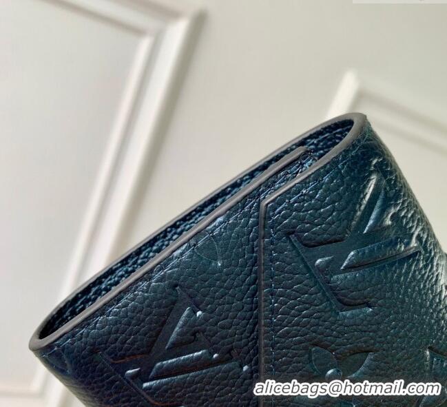 Buy Fashionable Louis Vuitton Victorine Wallet in Shimmery Ink Blue Monogram Leather M26472 2025