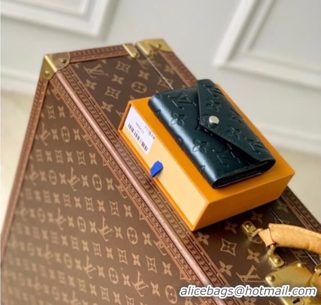 Buy Fashionable Louis Vuitton Victorine Wallet in Shimmery Ink Blue Monogram Leather M26472 2025