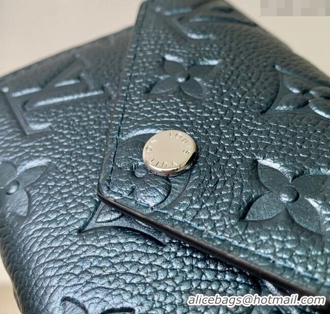 Buy Fashionable Louis Vuitton Victorine Wallet in Shimmery Ink Blue Monogram Leather M26472 2025