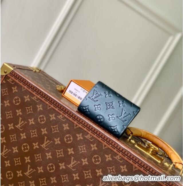 Buy Fashionable Louis Vuitton Victorine Wallet in Shimmery Ink Blue Monogram Leather M26472 2025
