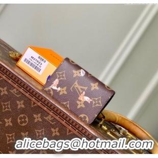 Super Quality  Louis Vuitton Pocket Organizer Wallet in Monogram Forest Canvas M27020 Brown 2025