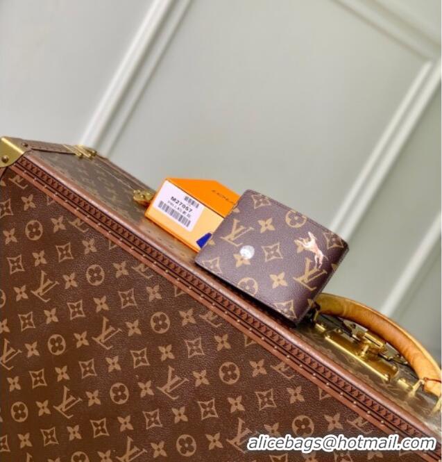 Super Quality Louis Vuitton Multiple Wallet in Monogram Forest Canvas M27057 Brown 2025