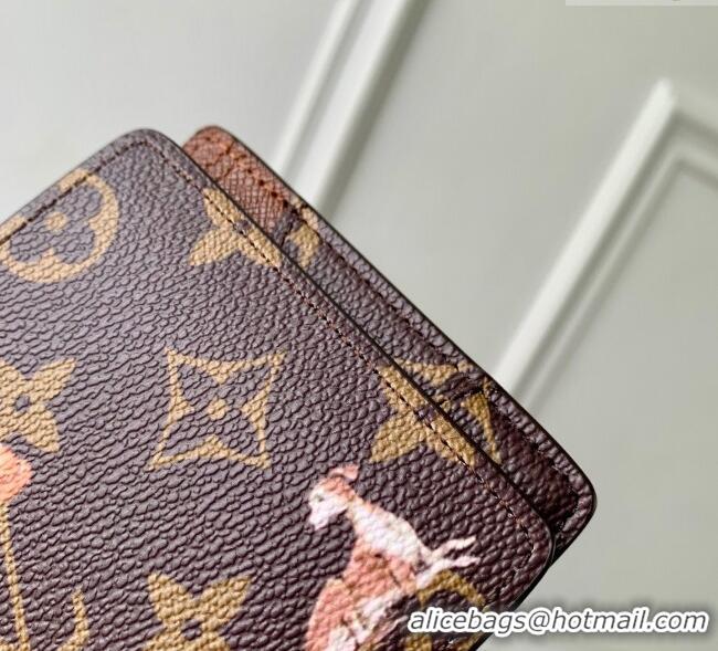 Super Quality Louis Vuitton Multiple Wallet in Monogram Forest Canvas M27057 Brown 2025