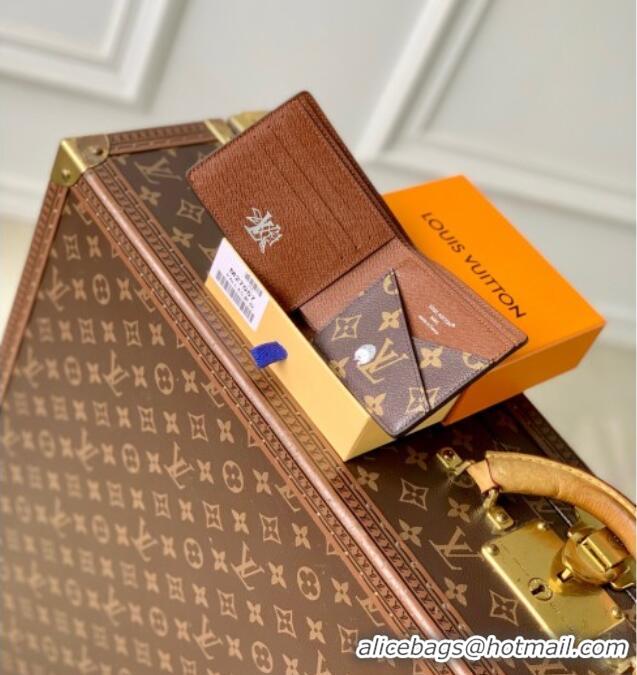 Super Quality Louis Vuitton Multiple Wallet in Monogram Forest Canvas M27057 Brown 2025