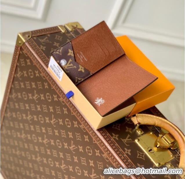 Best Grade Louis Vuitton Passport Cover in Monogram Forest Canvas M27023 Brown 2025