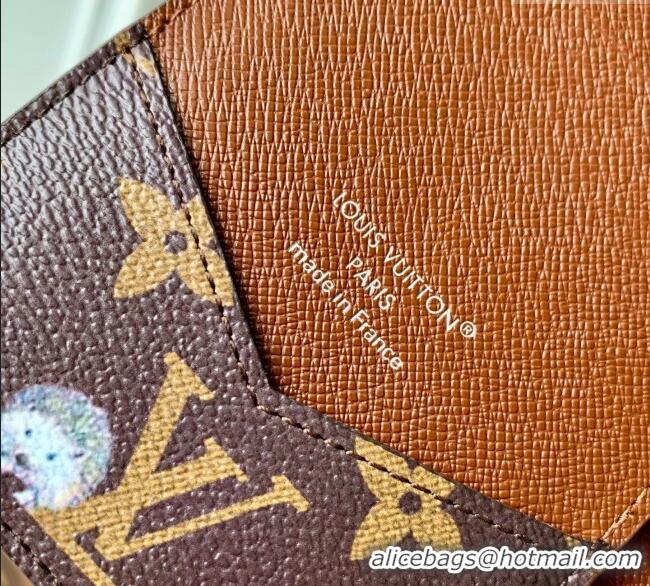 Best Grade Louis Vuitton Passport Cover in Monogram Forest Canvas M27023 Brown 2025