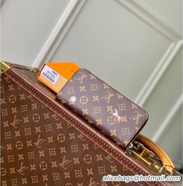 Trendy Design Louis Vuitton Zippy Horizontal Wallet in Monogram Forest Canvas M27226 Brown 2025