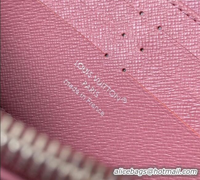 Promotional Louis Vuitton Zippy Horizontal Wallet in Monogram Forest Canvas M27226 Burgundy 2025