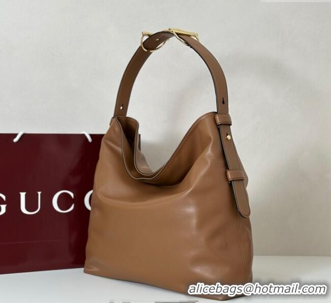 Trendy Design Gucci Beatrix Leather large tote bag 850546 Brown 2025