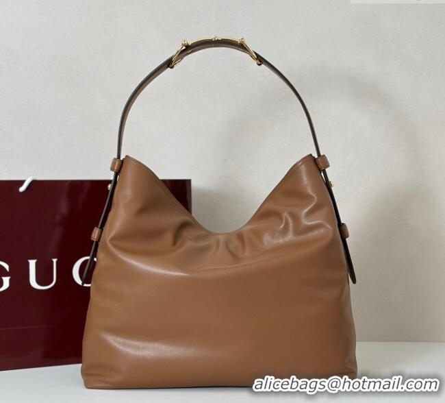Trendy Design Gucci Beatrix Leather large tote bag 850546 Brown 2025