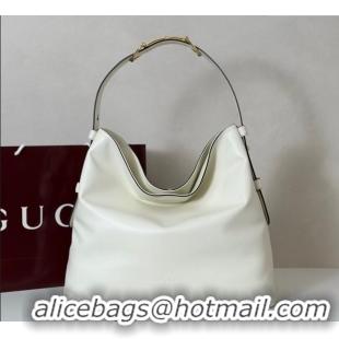 Affordable Price Gucci Beatrix Leather large tote bag 850546 White 2025