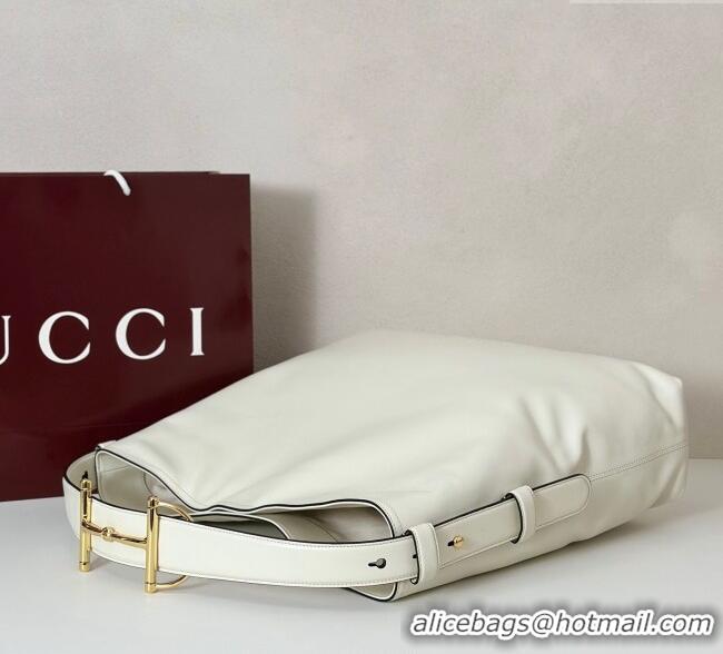 Affordable Price Gucci Beatrix Leather large tote bag 850546 White 2025