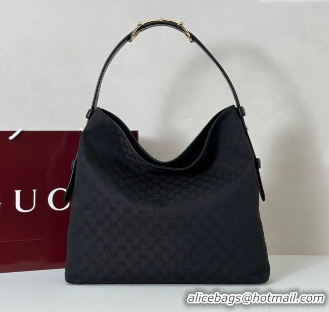 Top Quality Gucci Beatrix GG Canvas large tote bag 850546 Black 2025