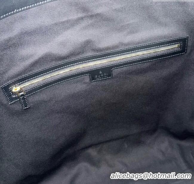 Top Quality Gucci Beatrix GG Canvas large tote bag 850546 Black 2025