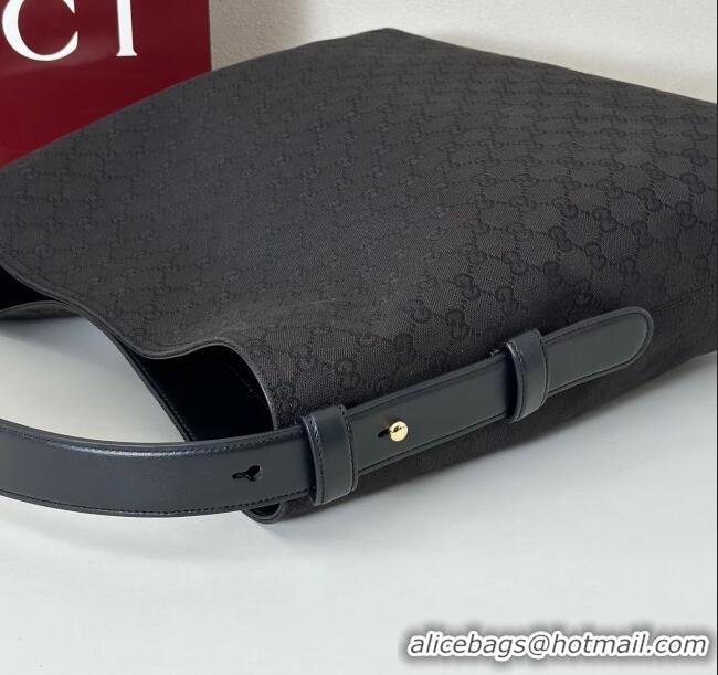 Top Quality Gucci Beatrix GG Canvas large tote bag 850546 Black 2025