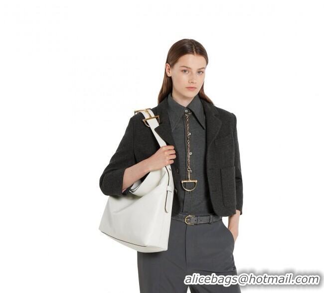 Discount Gucci Beatrix Leather large tote bag 850546 Sage Green 2025