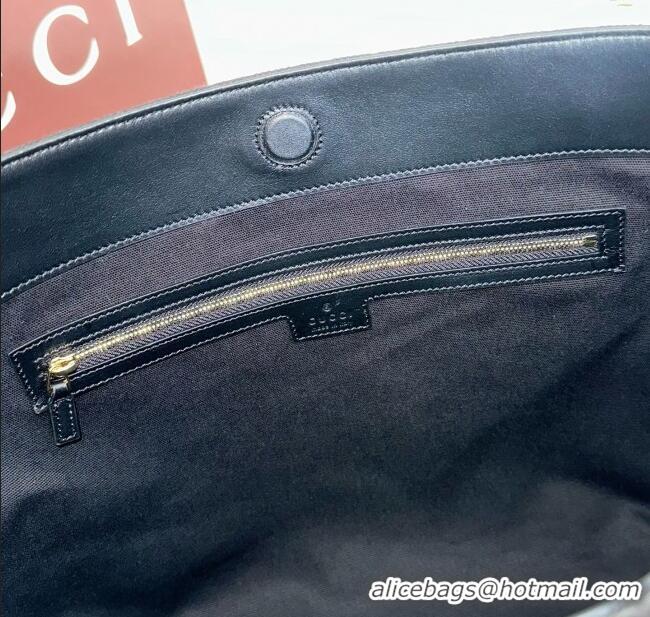 Best Quality Gucci Beatrix GG Canvas medium tote bag 850926 Black 2025