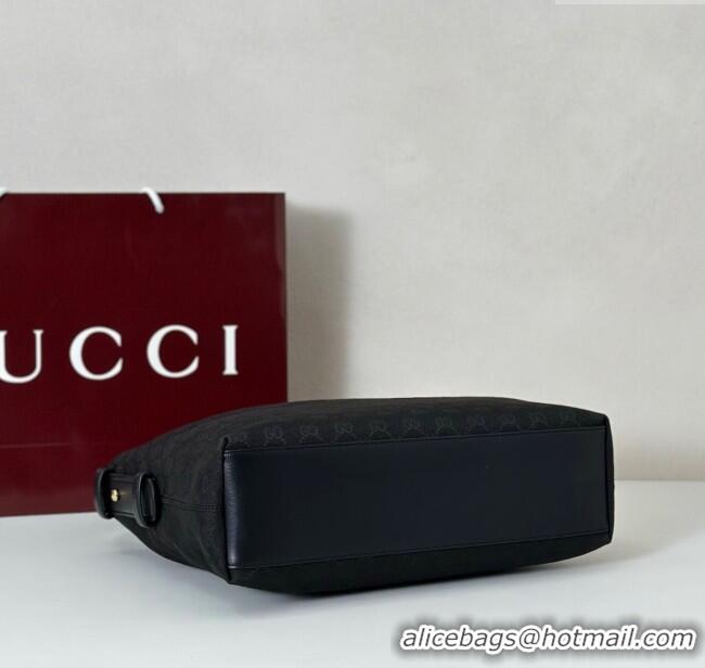 Best Quality Gucci Beatrix GG Canvas medium tote bag 850926 Black 2025