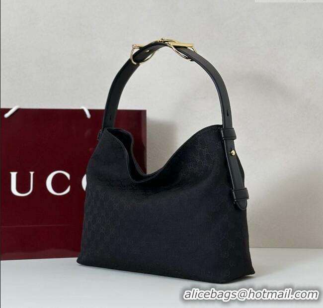 Best Quality Gucci Beatrix GG Canvas medium tote bag 850926 Black 2025
