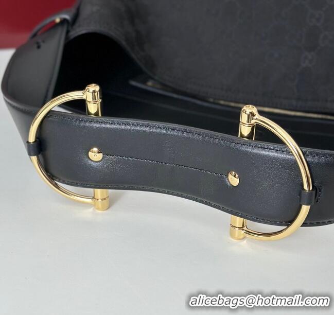 Best Quality Gucci Beatrix GG Canvas medium tote bag 850926 Black 2025