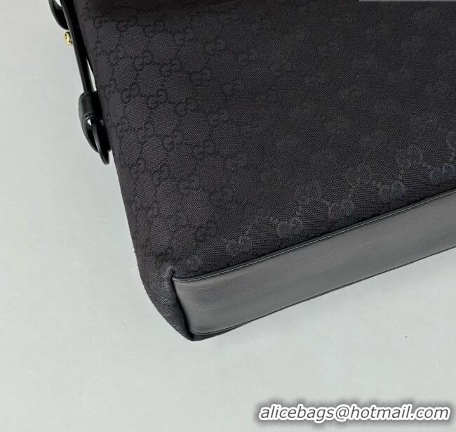 Best Quality Gucci Beatrix GG Canvas medium tote bag 850926 Black 2025