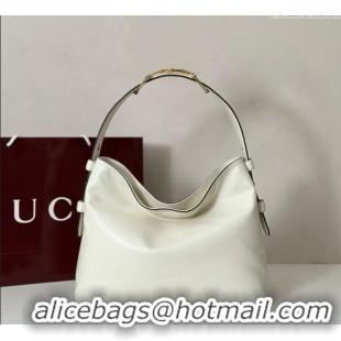 Grade Quality Gucci Beatrix Leather medium tote bag 850926 White 2025