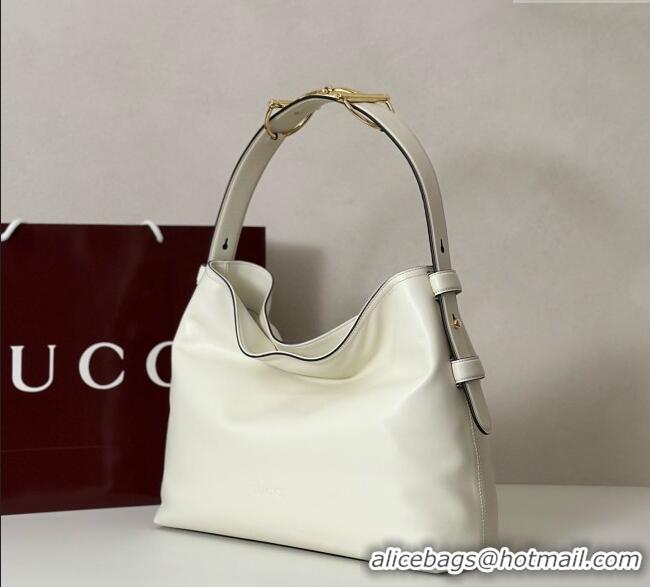 Grade Quality Gucci Beatrix Leather medium tote bag 850926 White 2025