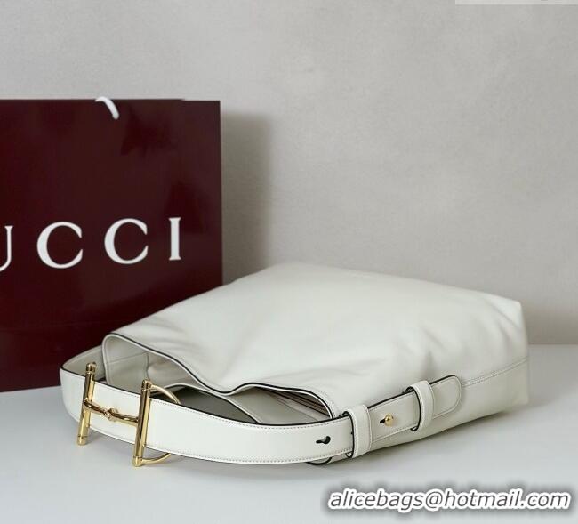 Grade Quality Gucci Beatrix Leather medium tote bag 850926 White 2025