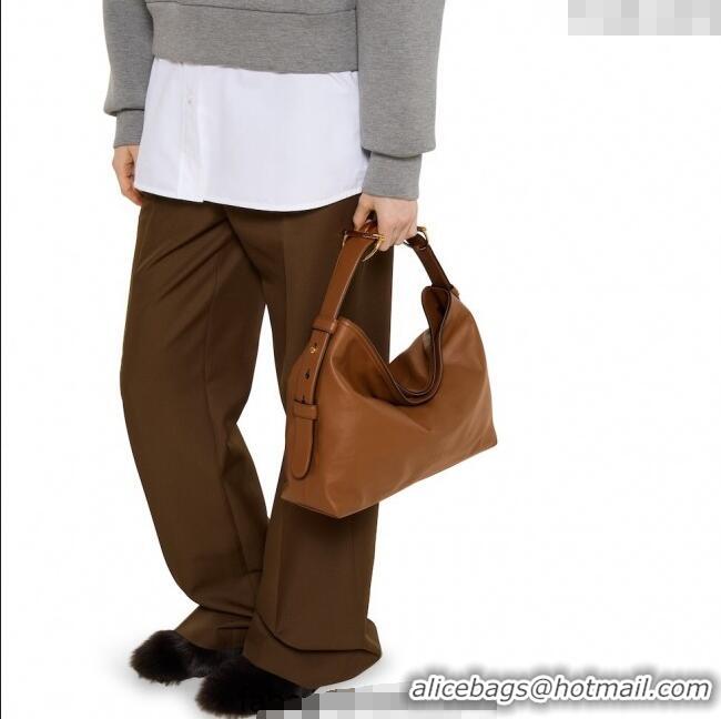 Famous Brand Gucci Beatrix Leather medium tote bag 850926 Brown 2025