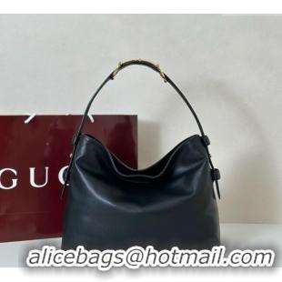 Buy Promotional Gucci Beatrix Leather medium tote bag 850926 Black 2025