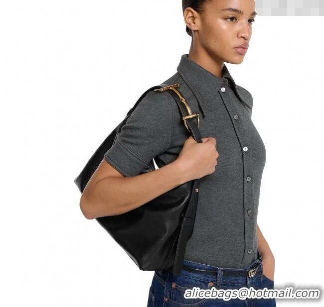 Buy Promotional Gucci Beatrix Leather medium tote bag 850926 Black 2025