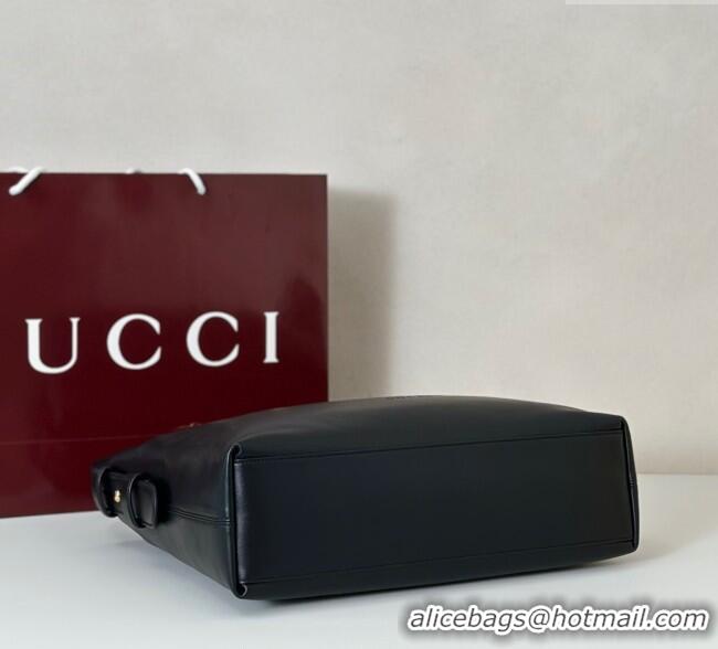 Buy Promotional Gucci Beatrix Leather medium tote bag 850926 Black 2025