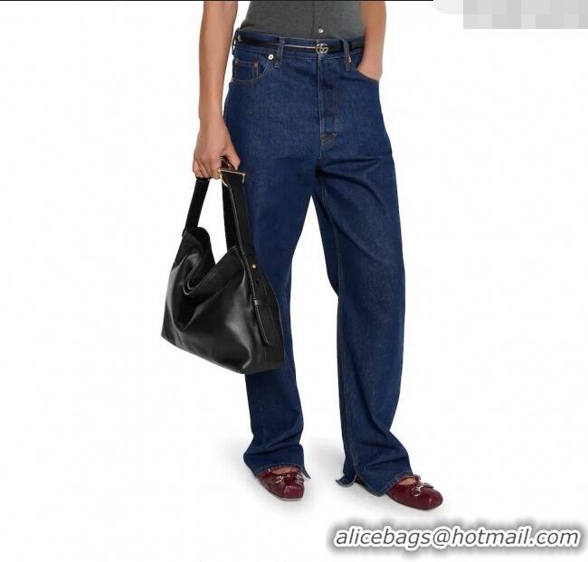 Buy Promotional Gucci Beatrix Leather medium tote bag 850926 Black 2025