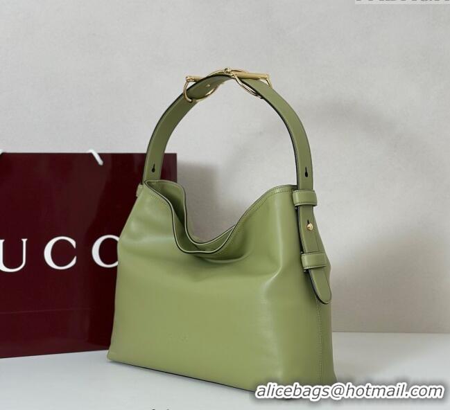 Best Product Gucci Beatrix Leather medium tote bag 850926 Sage Green 2025