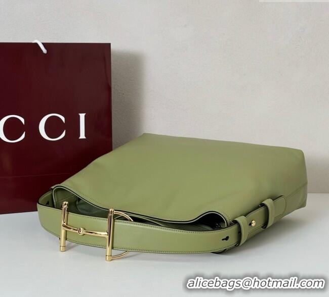 Best Product Gucci Beatrix Leather medium tote bag 850926 Sage Green 2025