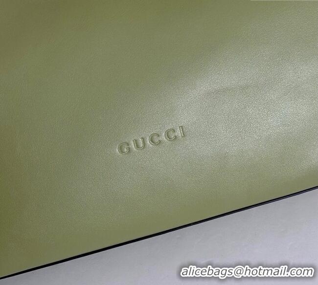 Best Product Gucci Beatrix Leather medium tote bag 850926 Sage Green 2025