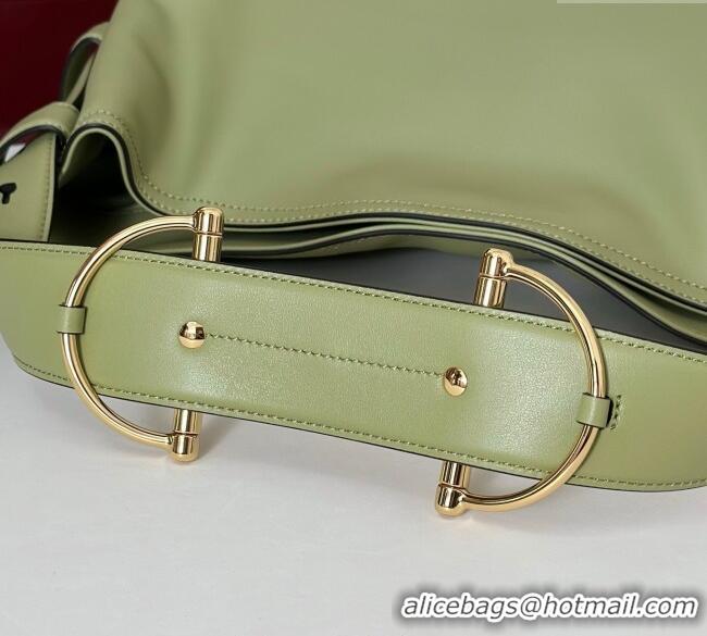 Best Product Gucci Beatrix Leather medium tote bag 850926 Sage Green 2025