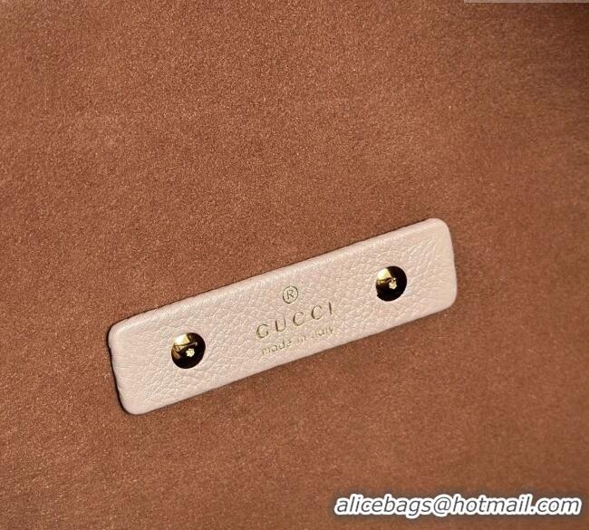 Cheap Price Gucci Softbit Leather Maxi Shoulder Bag with Oversized Half Horsebit 837466 Taupe 2025